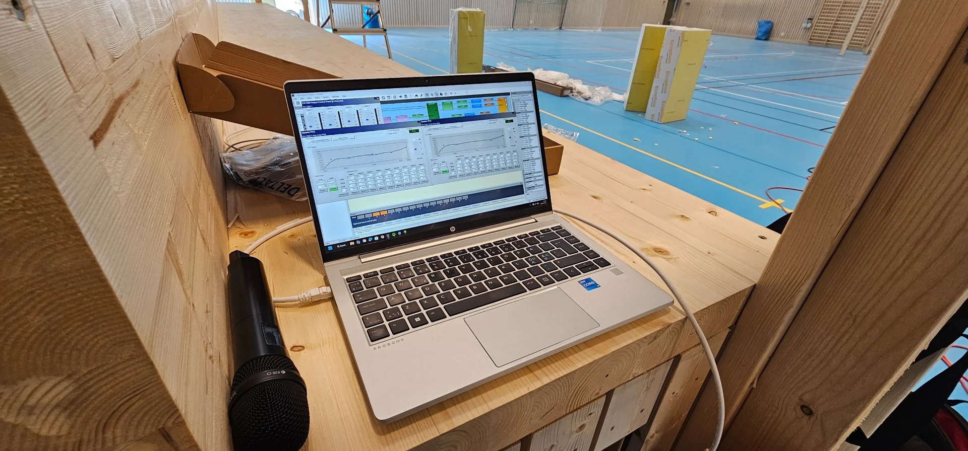 AVAB programmerar och driftsätter Bose ControlSpace-systemet i Mullhyttans sporthall