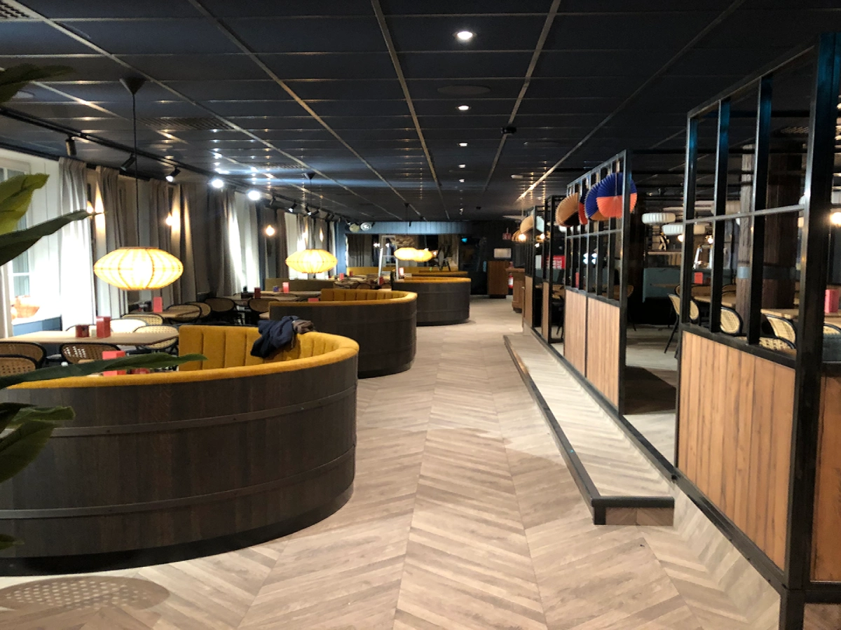 Bakgrundsmusik i restaurang lounge och publik lokal